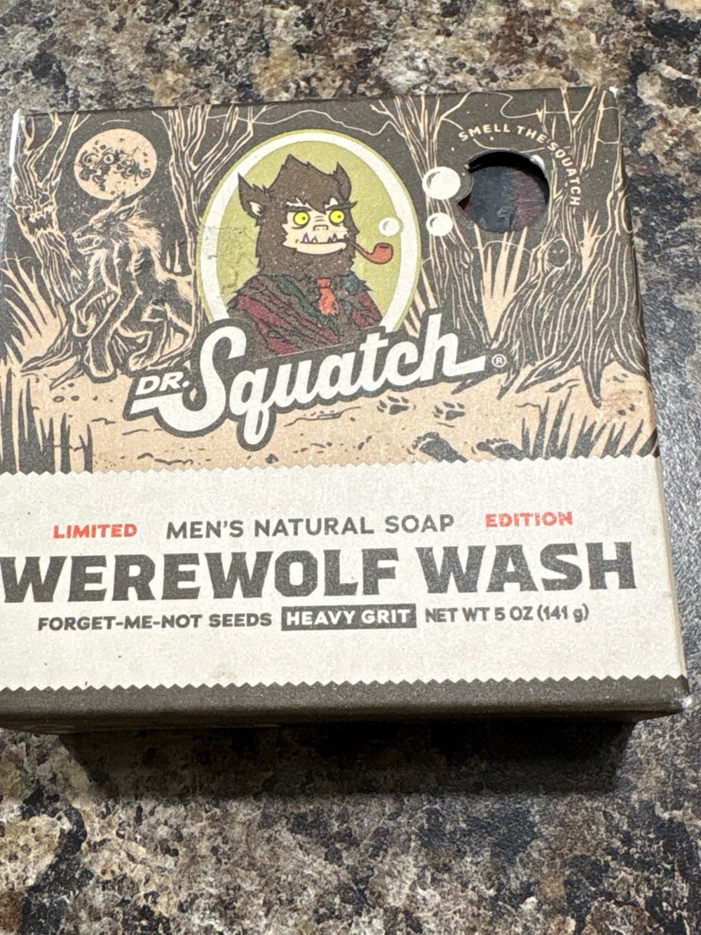 Werewolf Wash Men’s Natural Soap - Brown